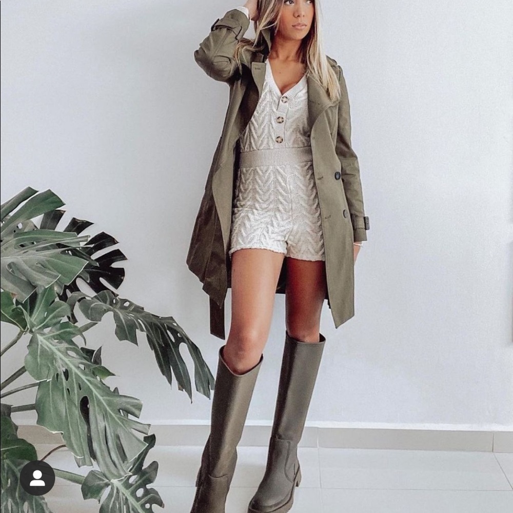 Zara Cable Knit Jumpsuit - Picture 3 of 16